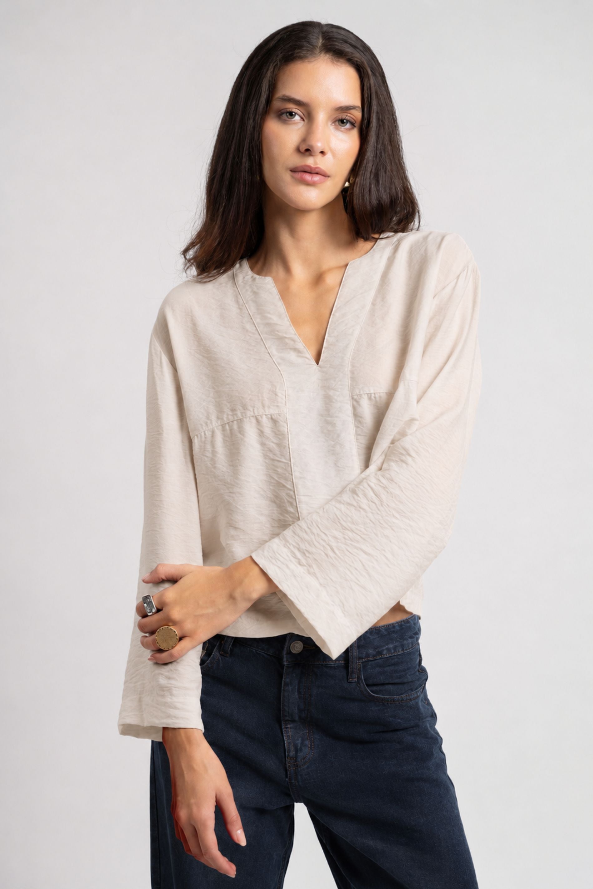 BLUSA AKIRA beige