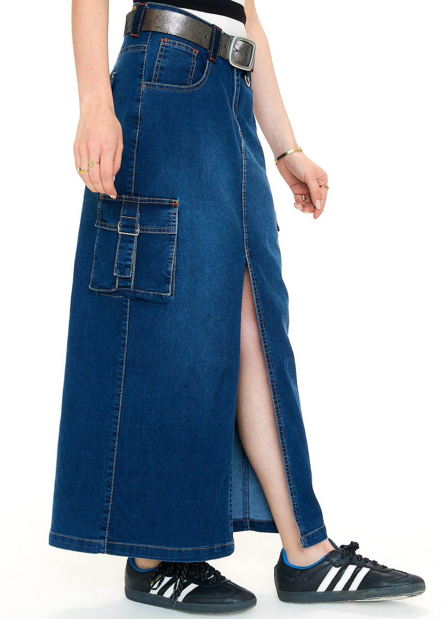 FALDA ANTONIA azul