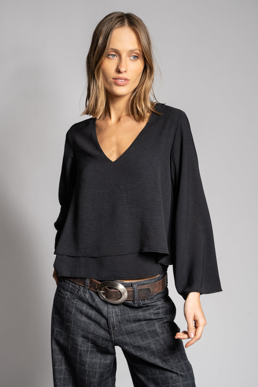 BLUSA ADRIANA negro