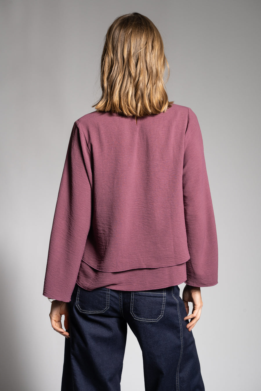 BLUSA ADRIANA burdeo
