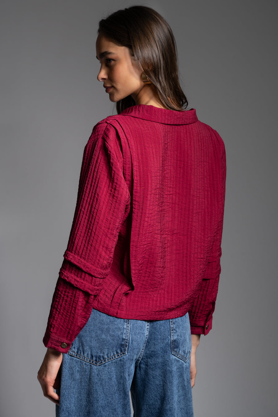 BLUSA ALLIRA burdeo
