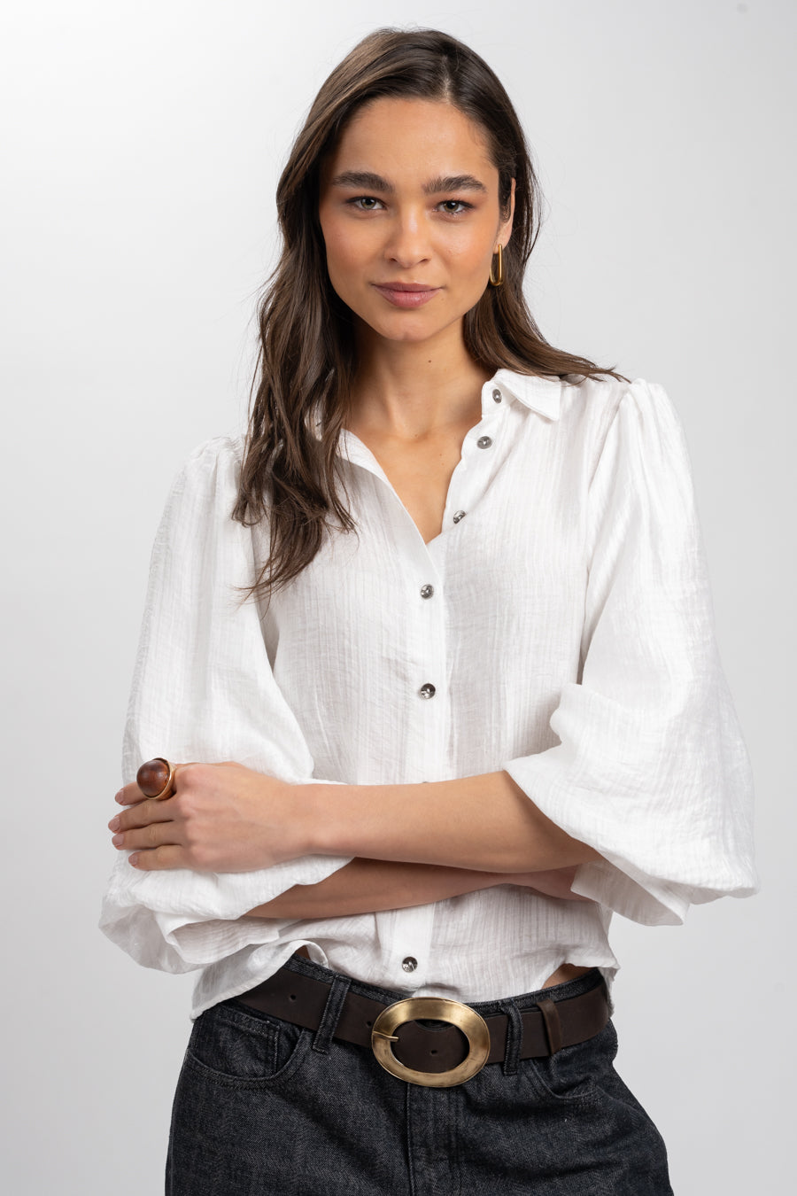 BLUSA CLARISSE blanco