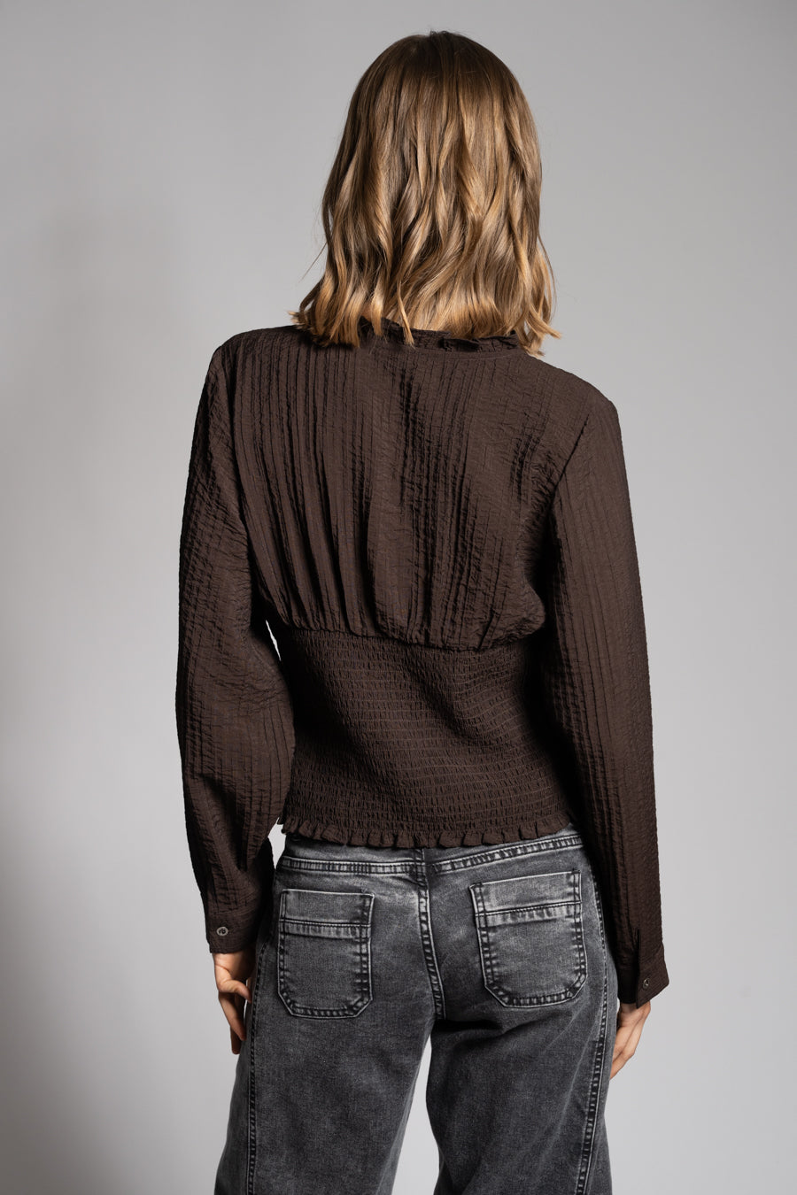 BLUSA IDA café