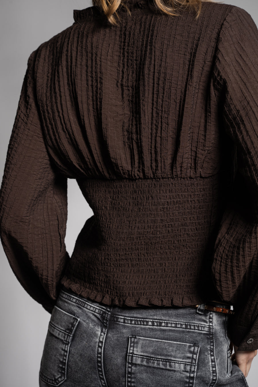 BLUSA IDA café