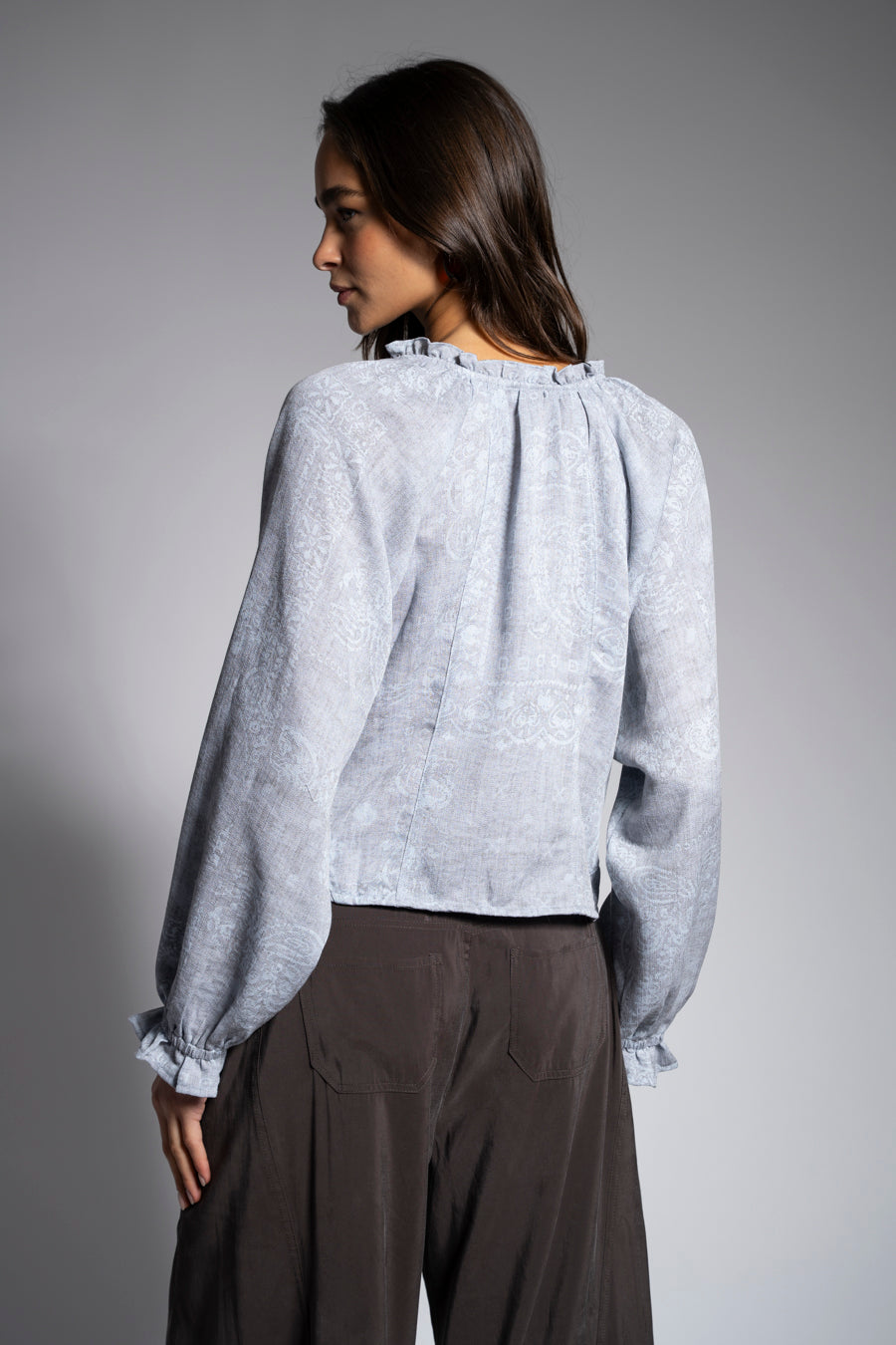 BLUSA ISABEAU celeste