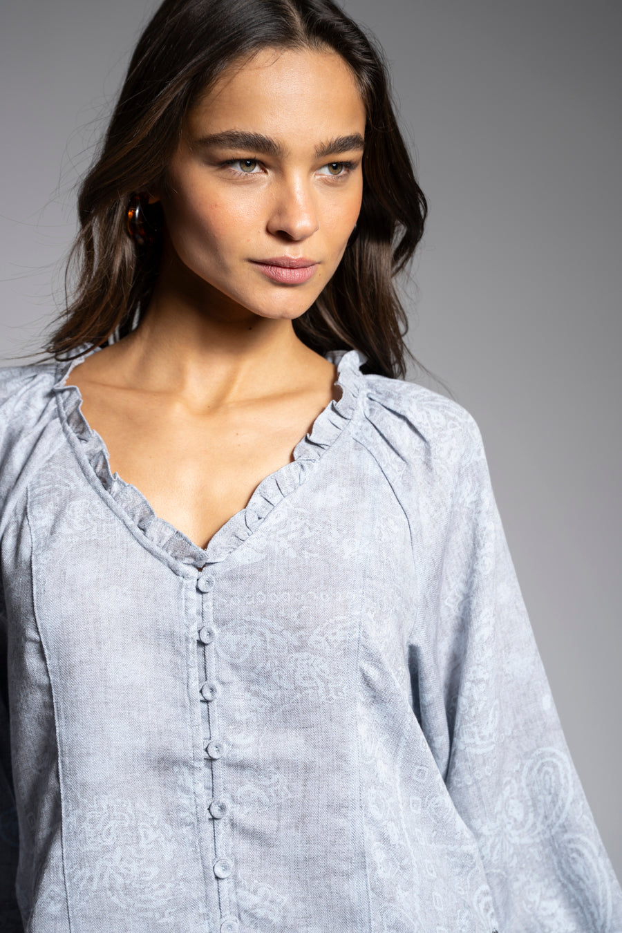 BLUSA ISABEAU celeste