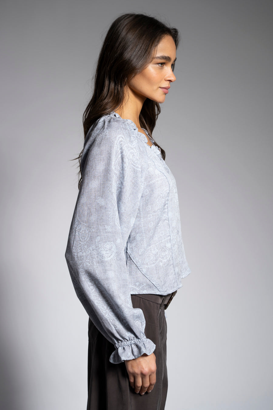 BLUSA ISABEAU celeste