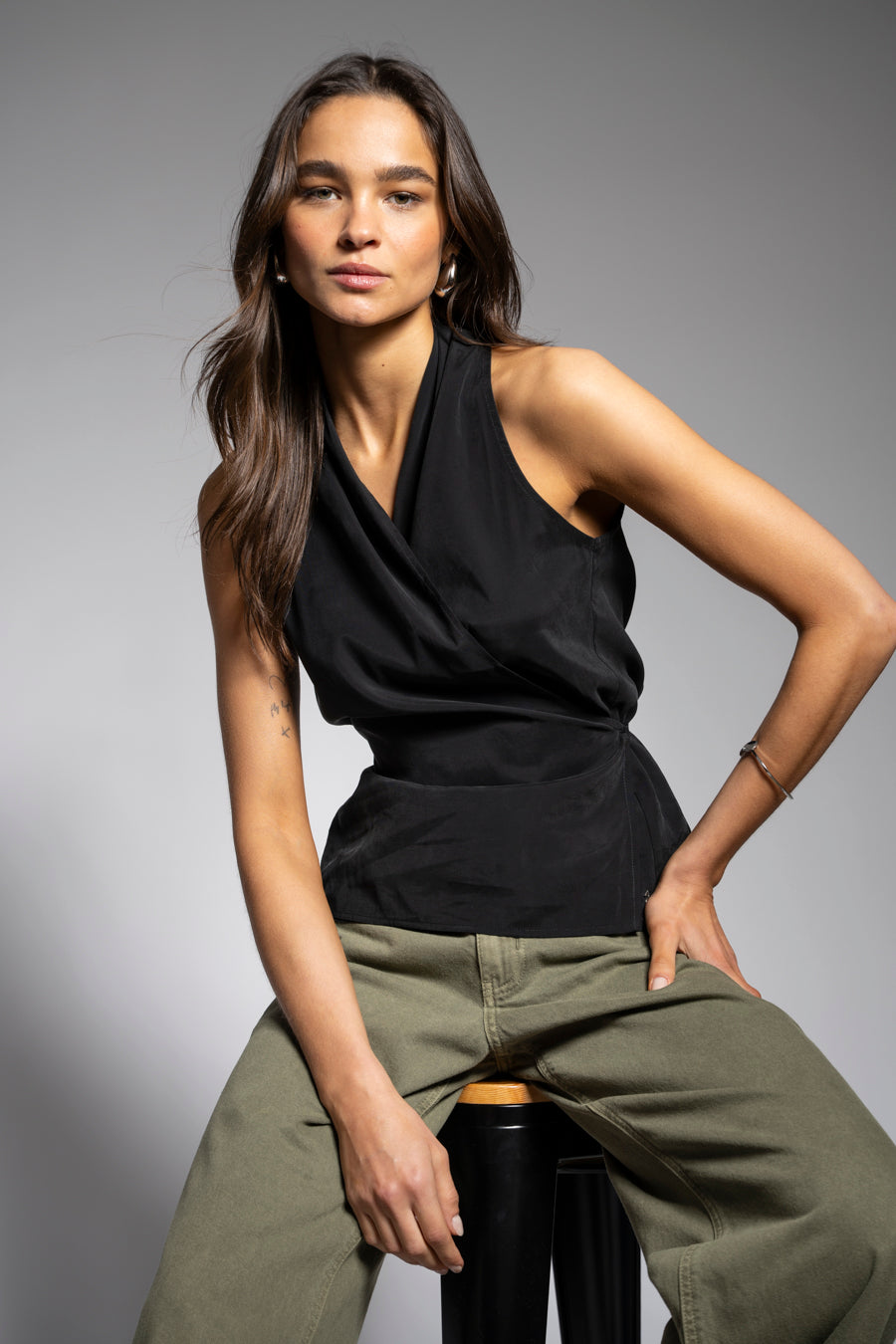 BLUSA MALI negro