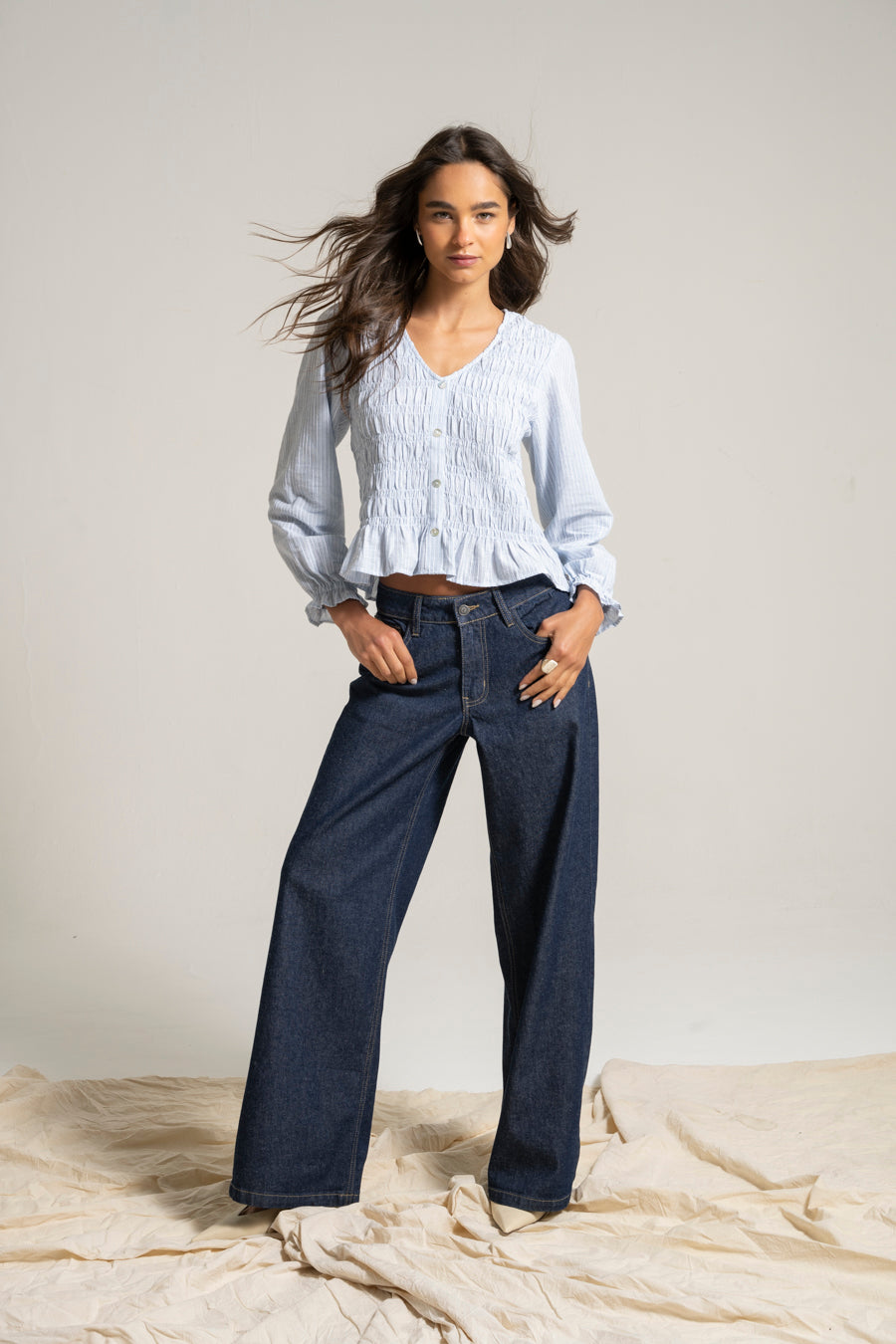 BLUSA VALENTINA denim