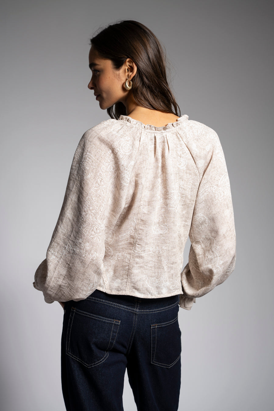 BLUSA ISABEAU beige