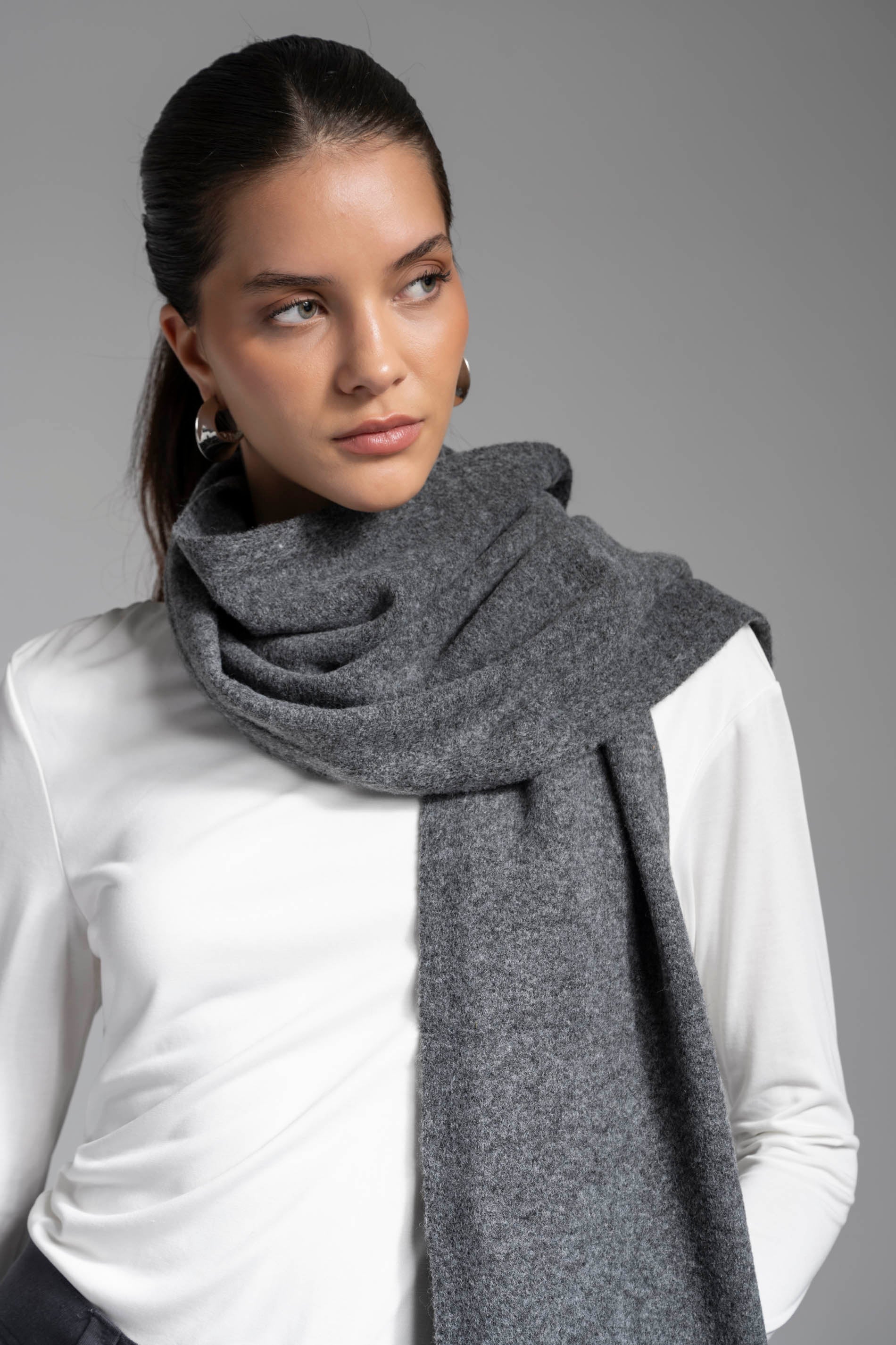 BUFANDA gris
