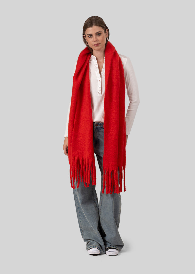 MAXI BUFANDA rojo