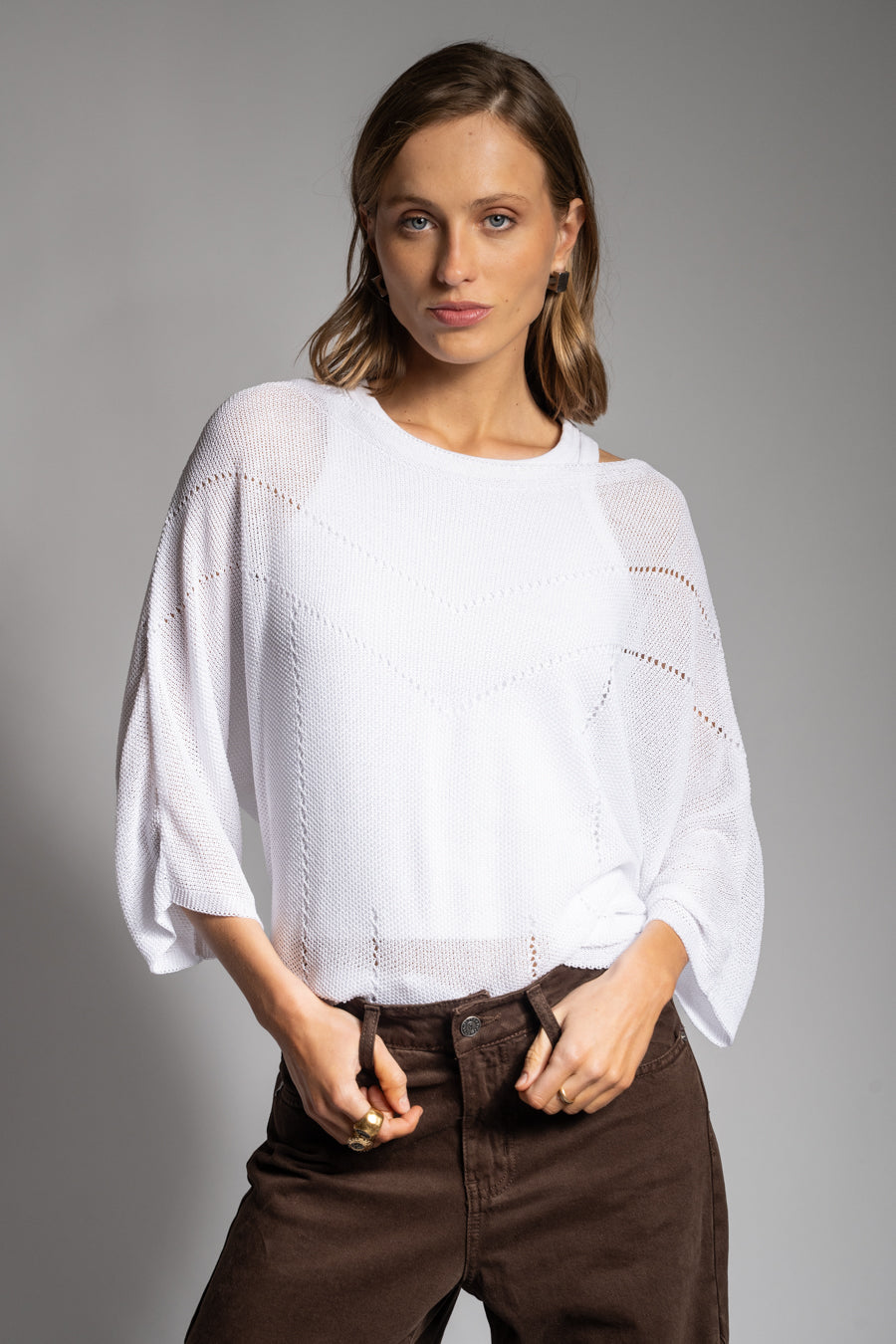 CHALECO NIZA blanco
