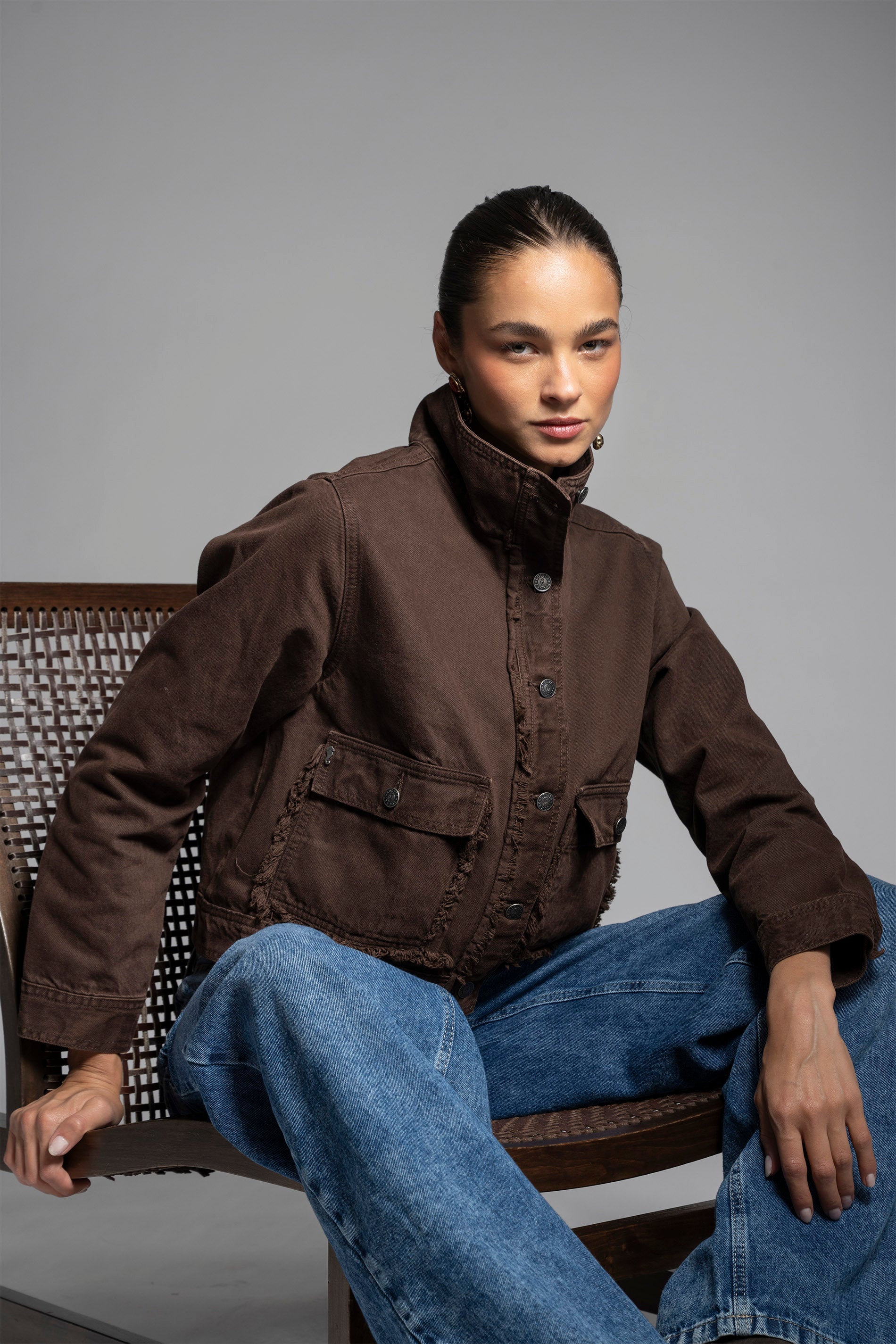 CHAQUETA TESSA chocolate