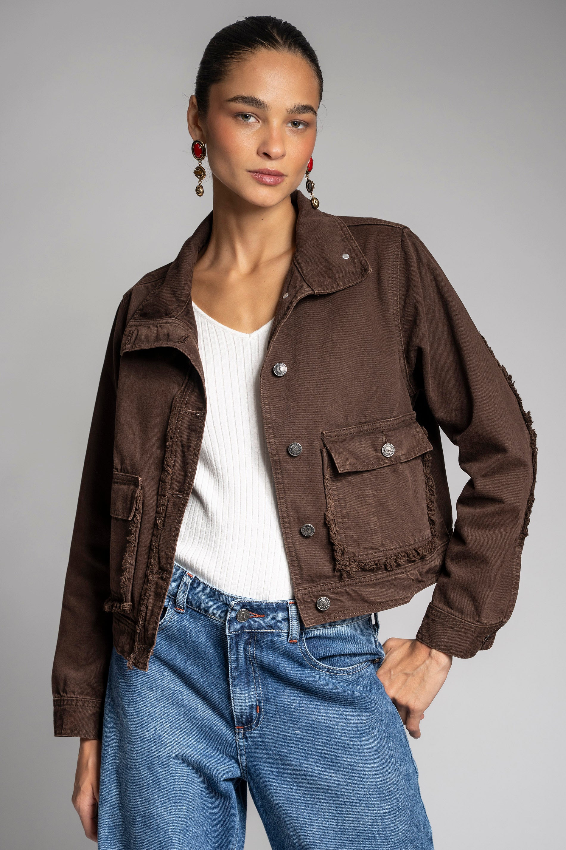 CHAQUETA TESSA chocolate