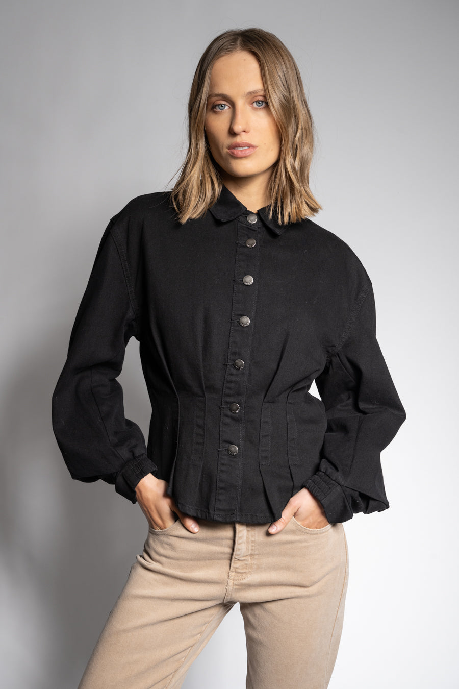 CHAQUETA MARTINA negro