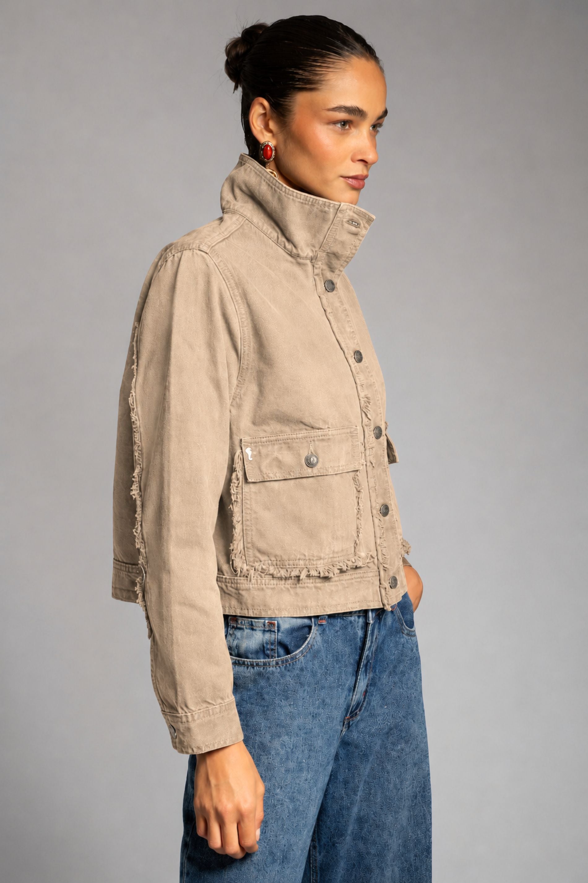 CHAQUETA TESSA beige