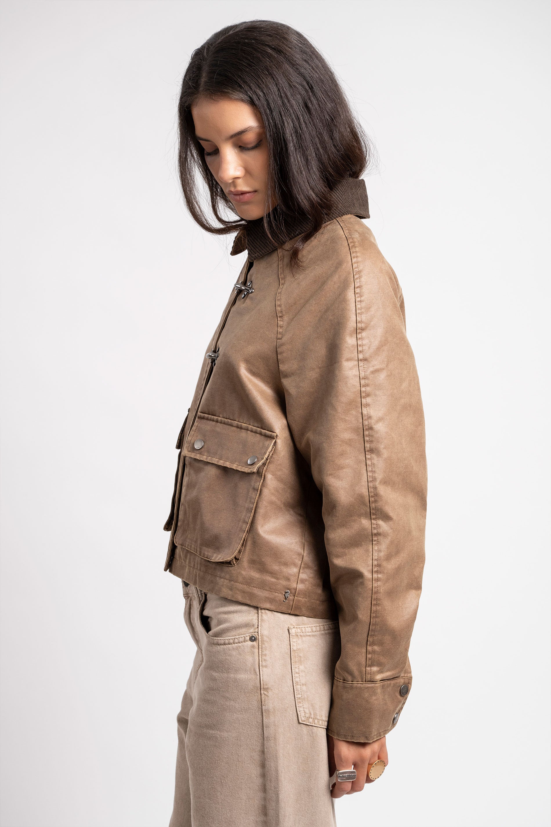 CHAQUETA HARRIET camel/café