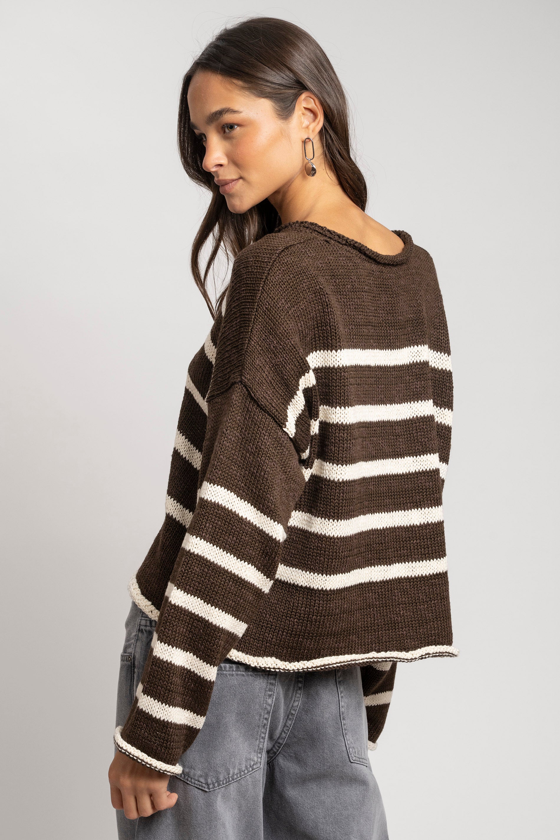 CHALECO BREDA café/crudo