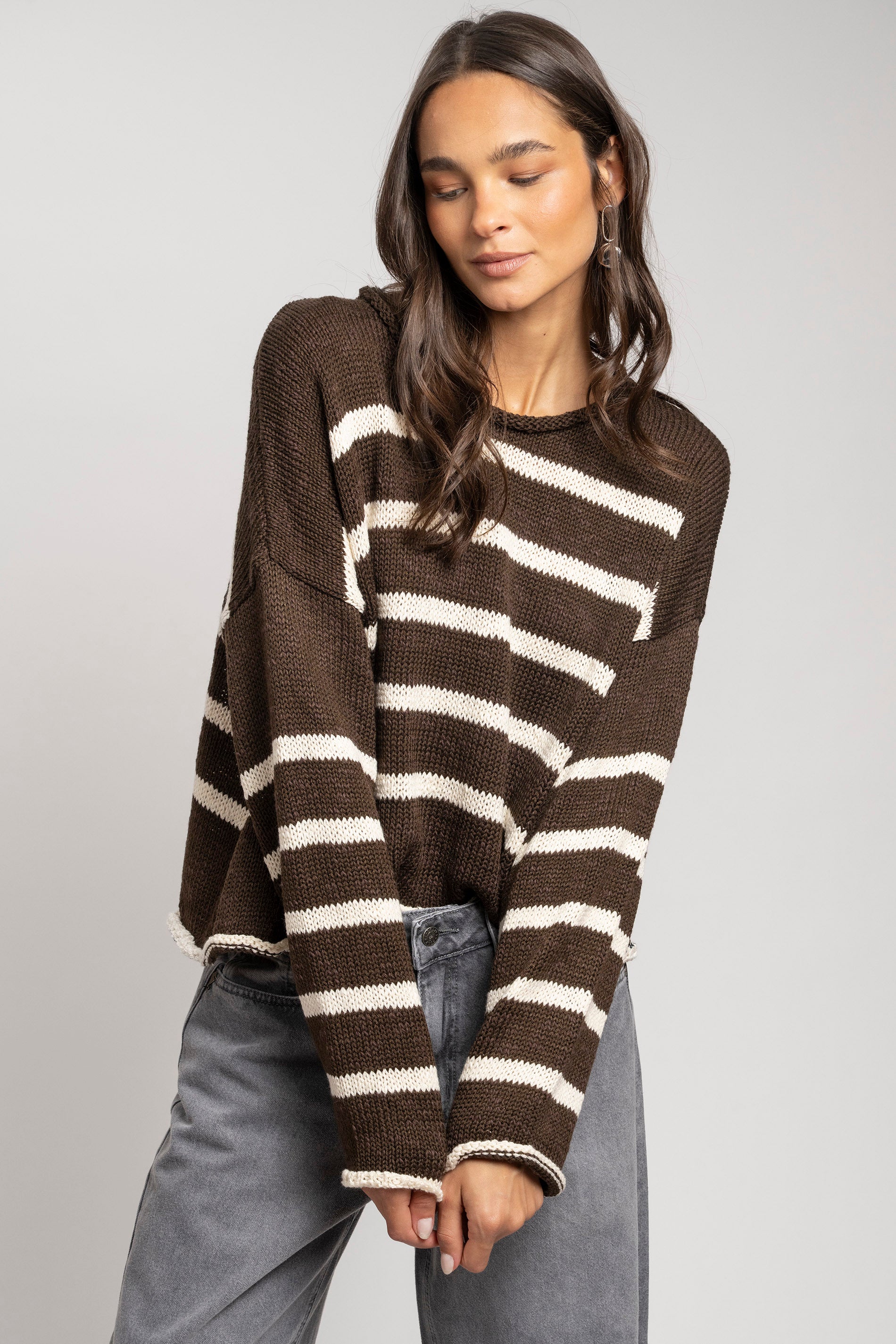 CHALECO BREDA café/crudo