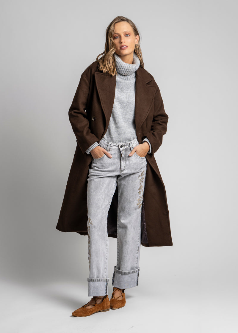 CHALECO LAMAS gris claro