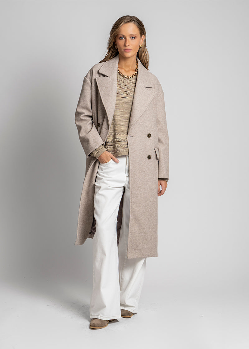 CHALECO NINA beige
