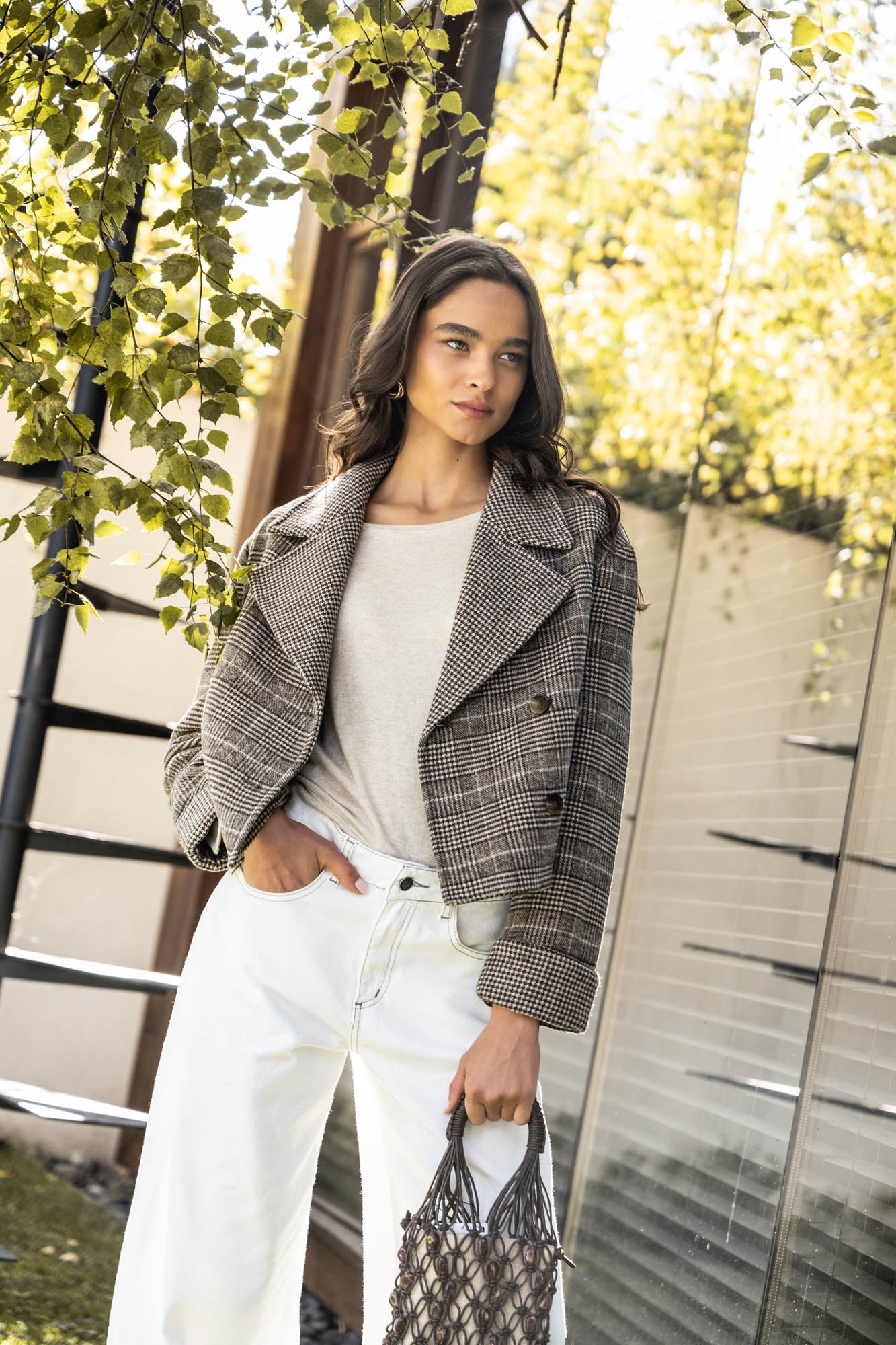 CHAQUETA ALINA café