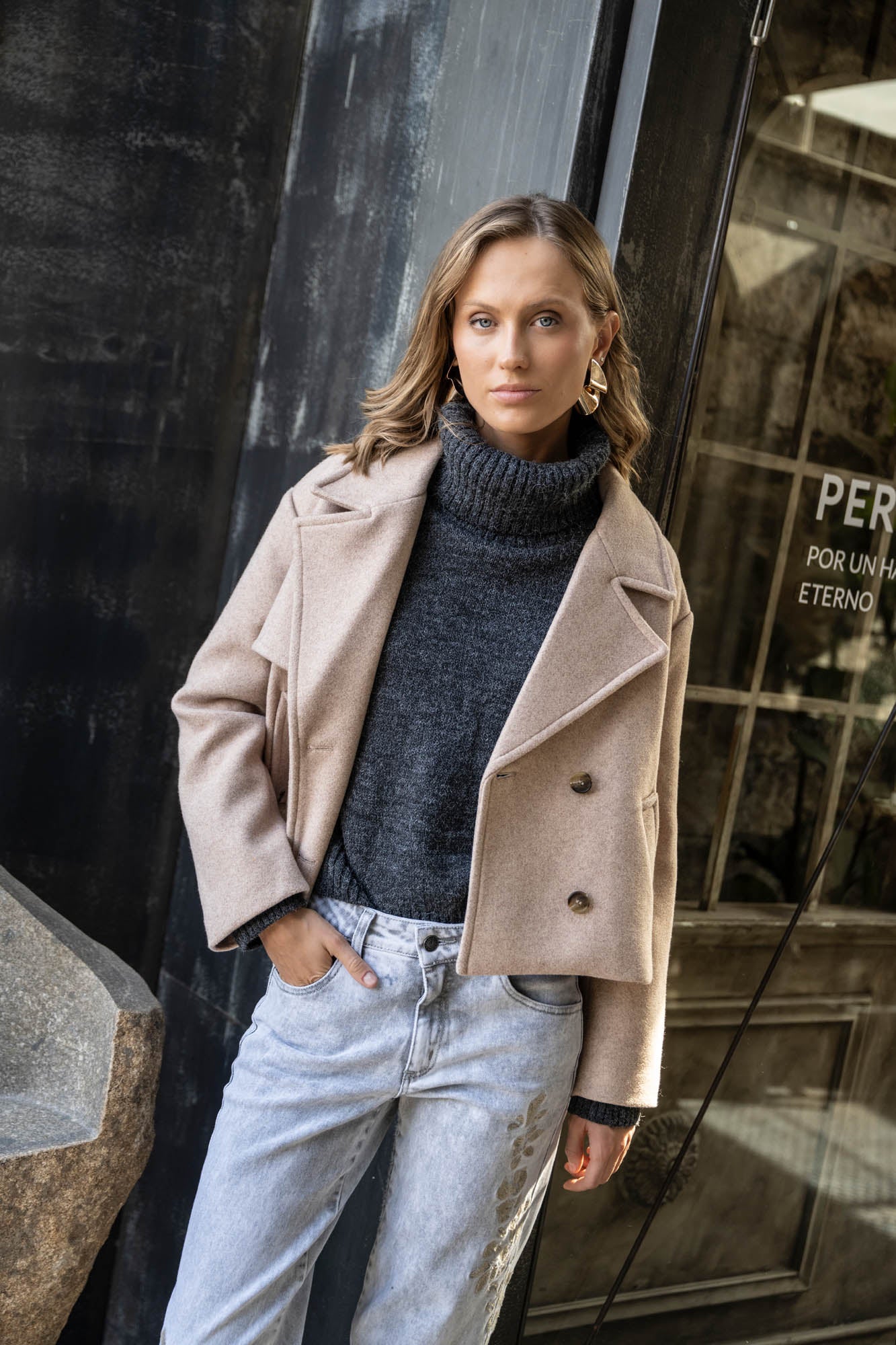 CHAQUETA JAVIERA camel