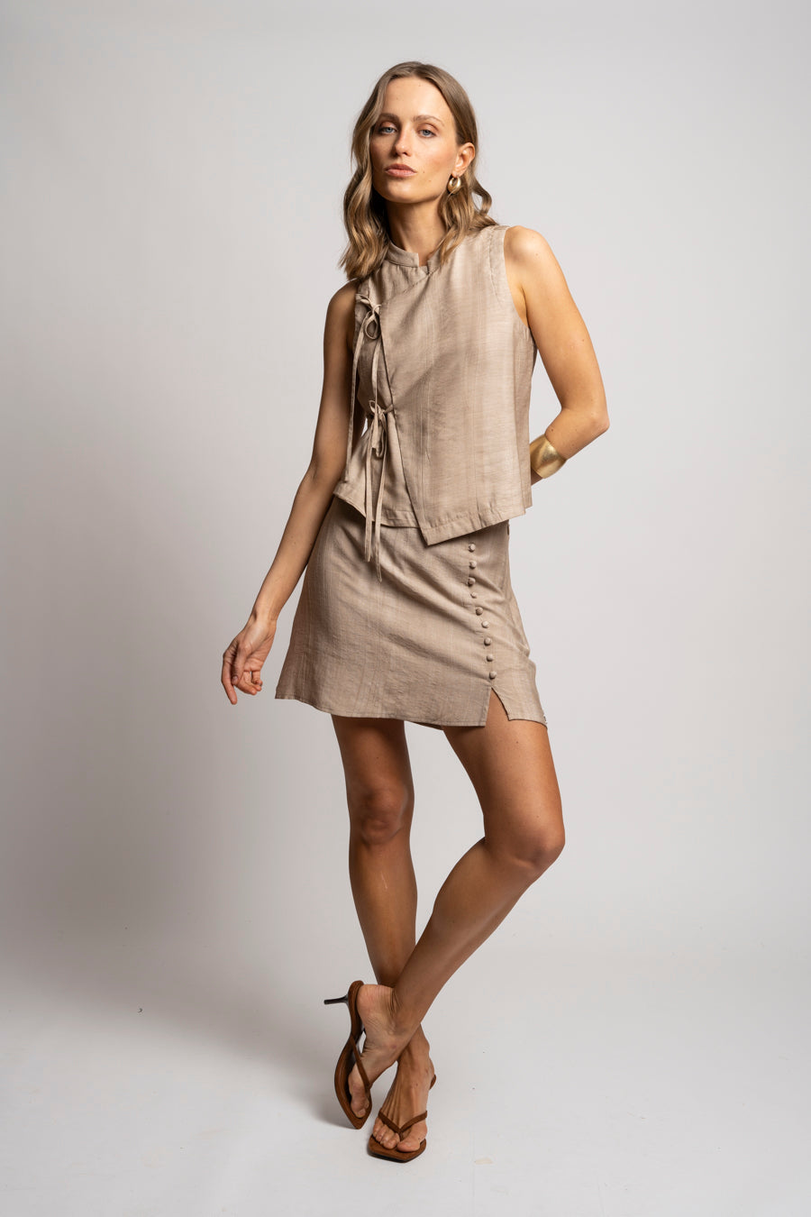 FALDA MILOS beige