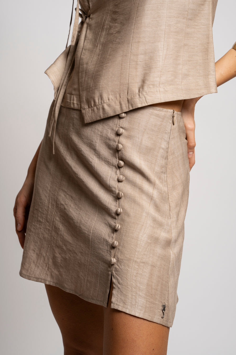 FALDA MILOS beige