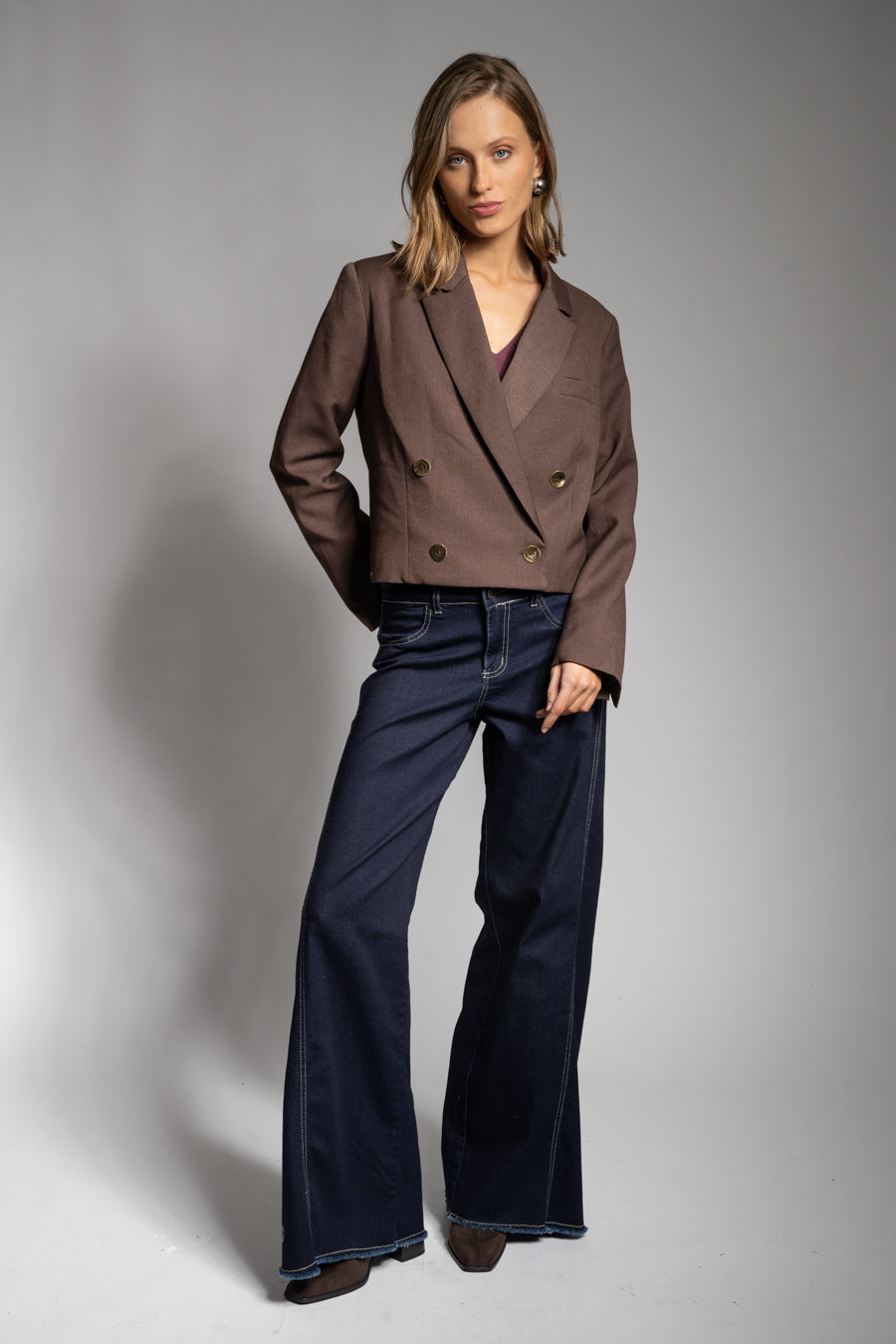 JEANS PALAZZO TIRO MEDIO ANNA azul R