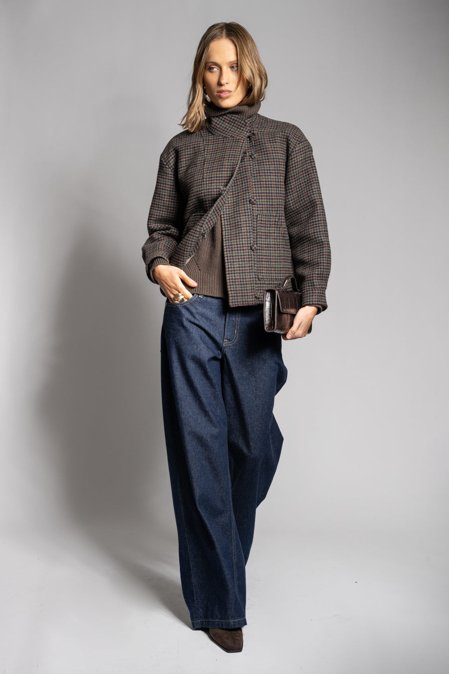JEANS WIDE LEG JOSEFA TIRO BAJO azul r