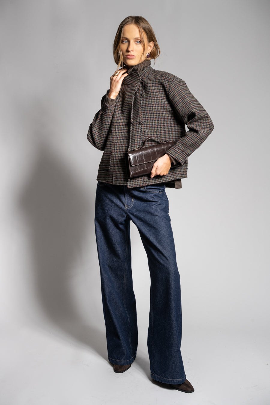 JEANS WIDE LEG JOSEFA TIRO BAJO azul r