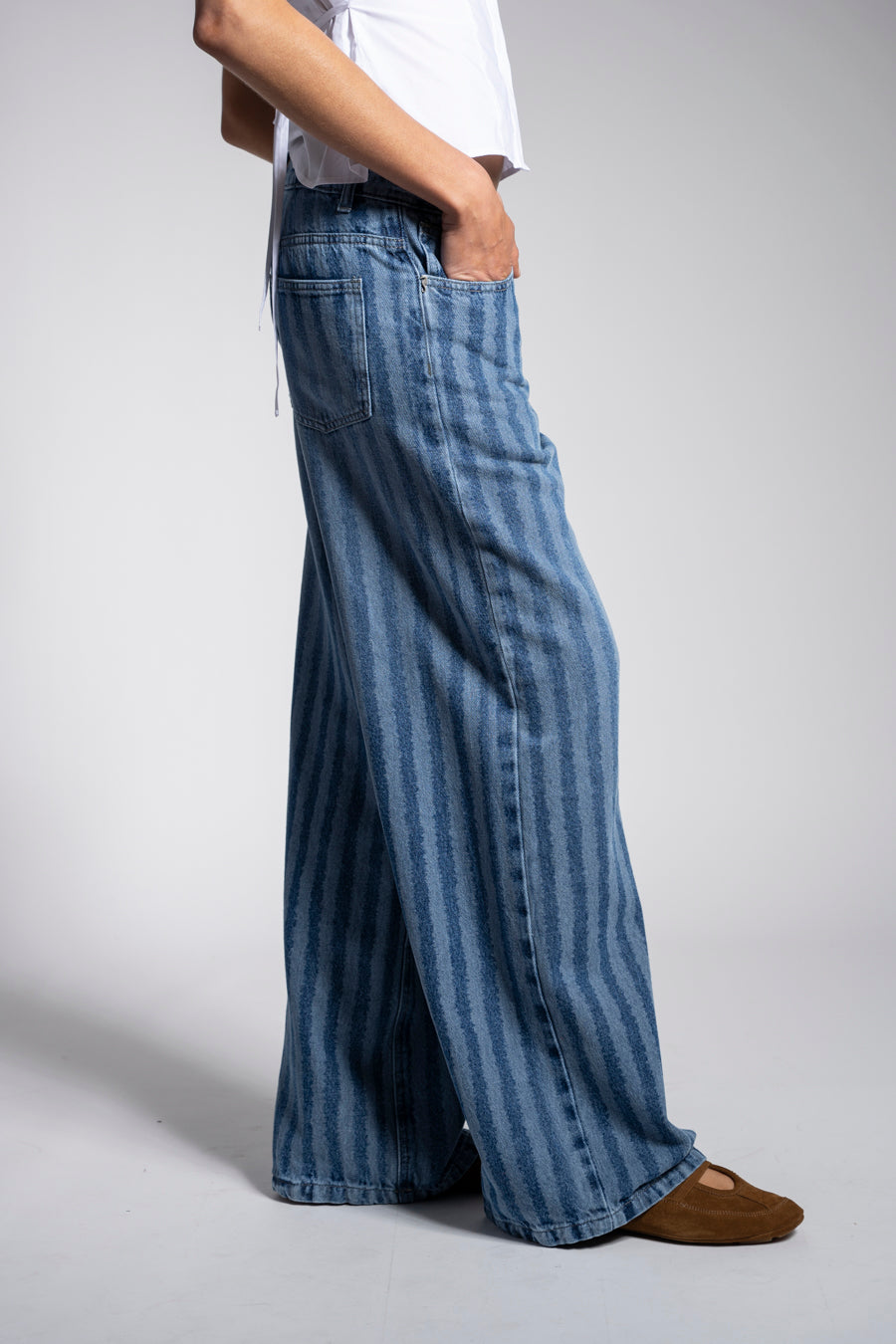 JEANS JOSEFA Tiro Bajo azul