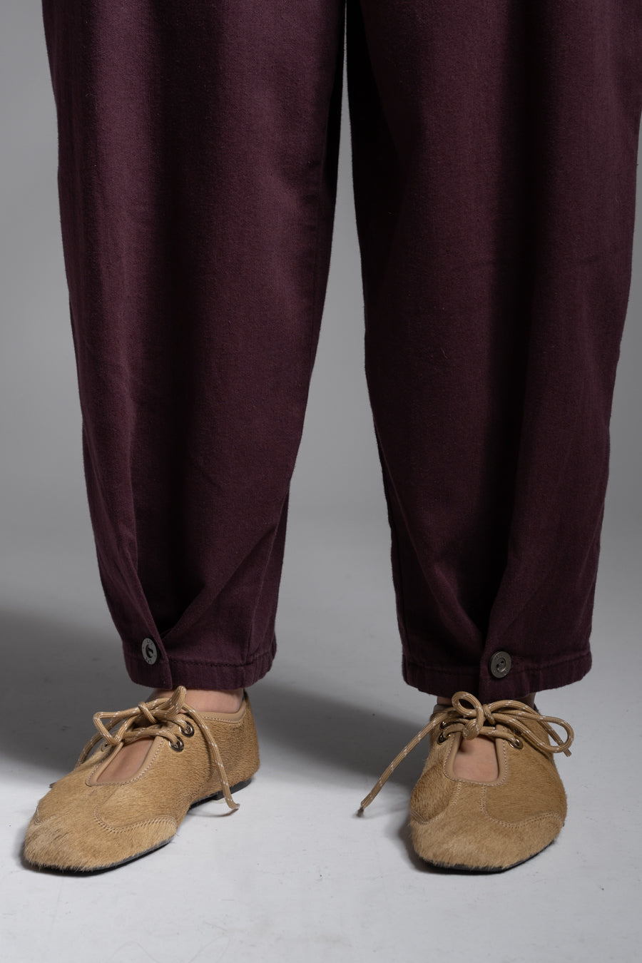 JEANS BALLON TIRO MEDIO ROBERTA burdeo