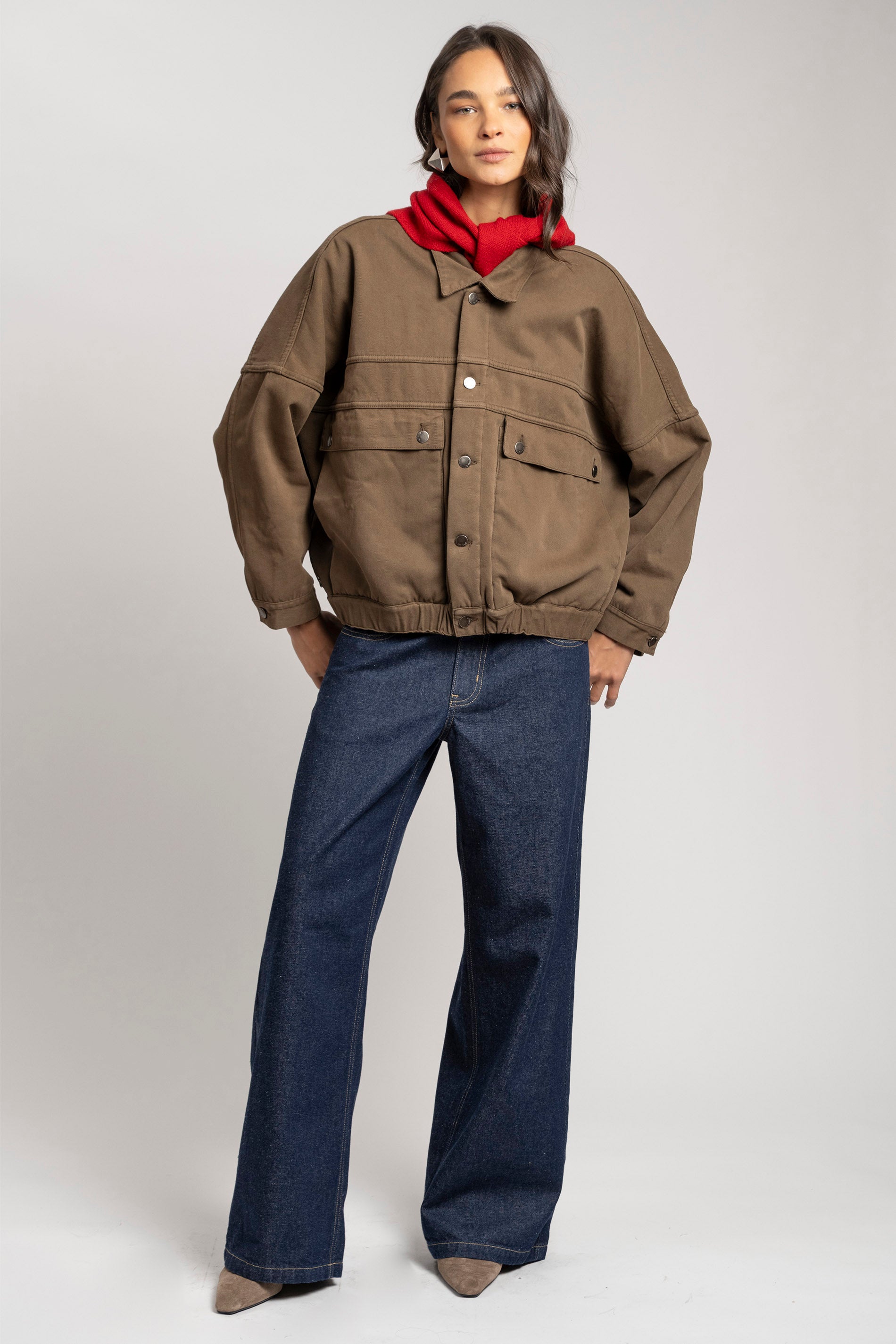 JEANS WIDE LEG JOSEFA TIRO BAJO azul r