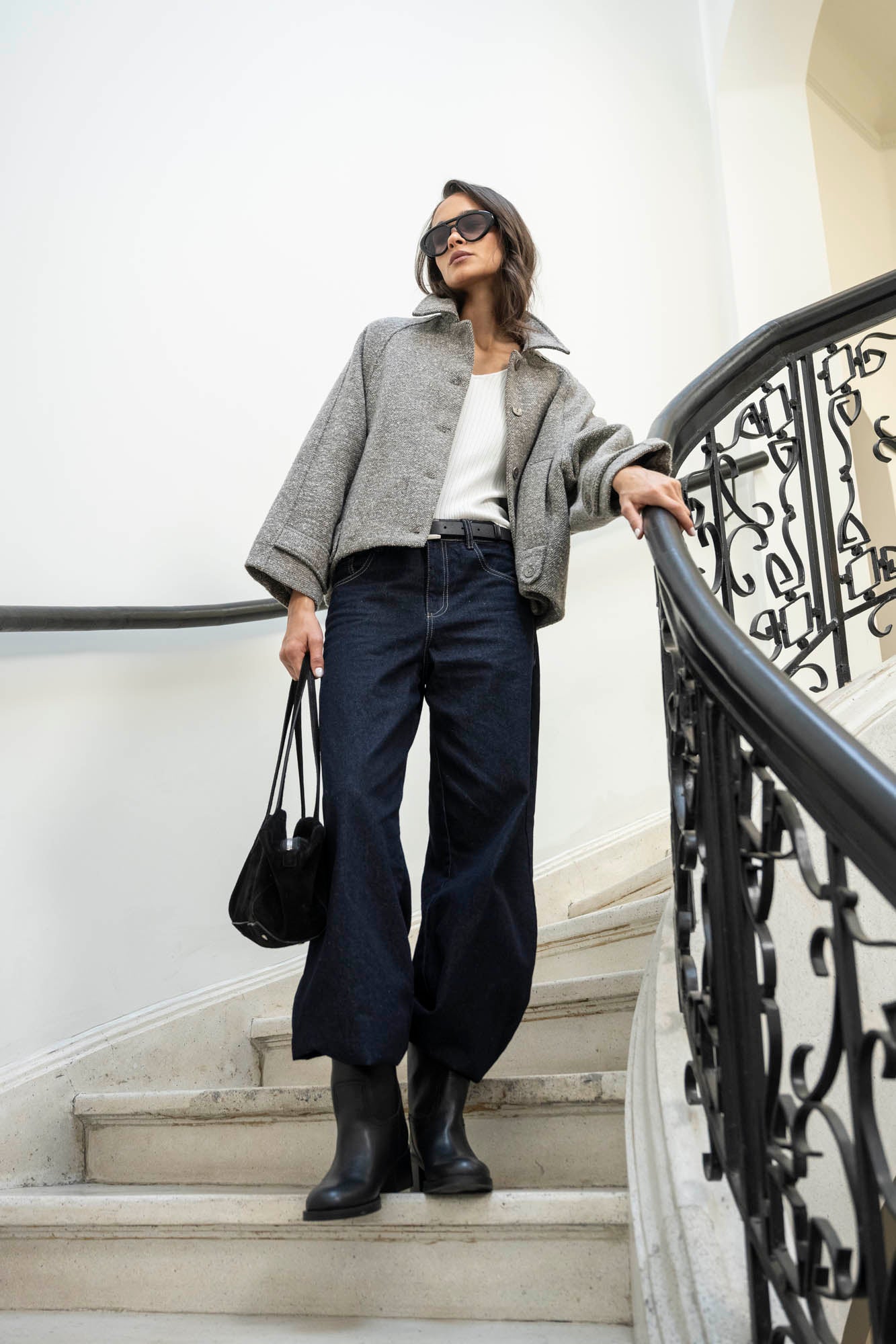 JEANS WIDE LEG JOSEFA TIRO BAJO azul r