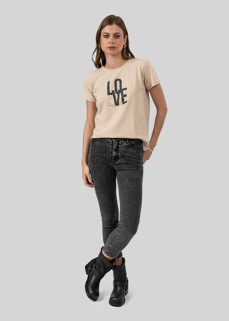 JEANS SOFIA Pitillo gris