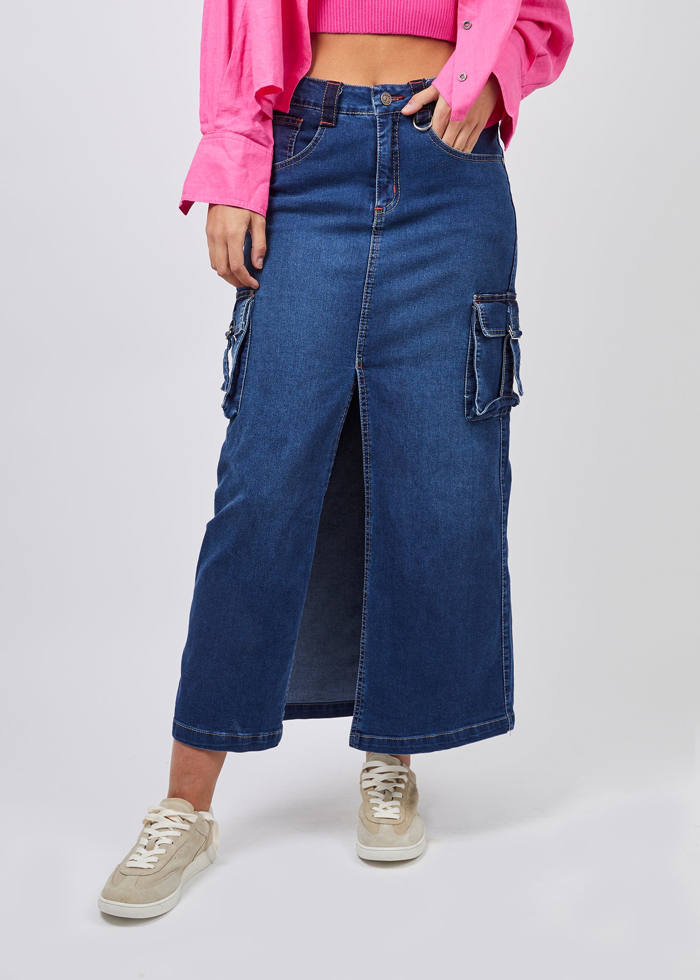 FALDA ANTONIA azul