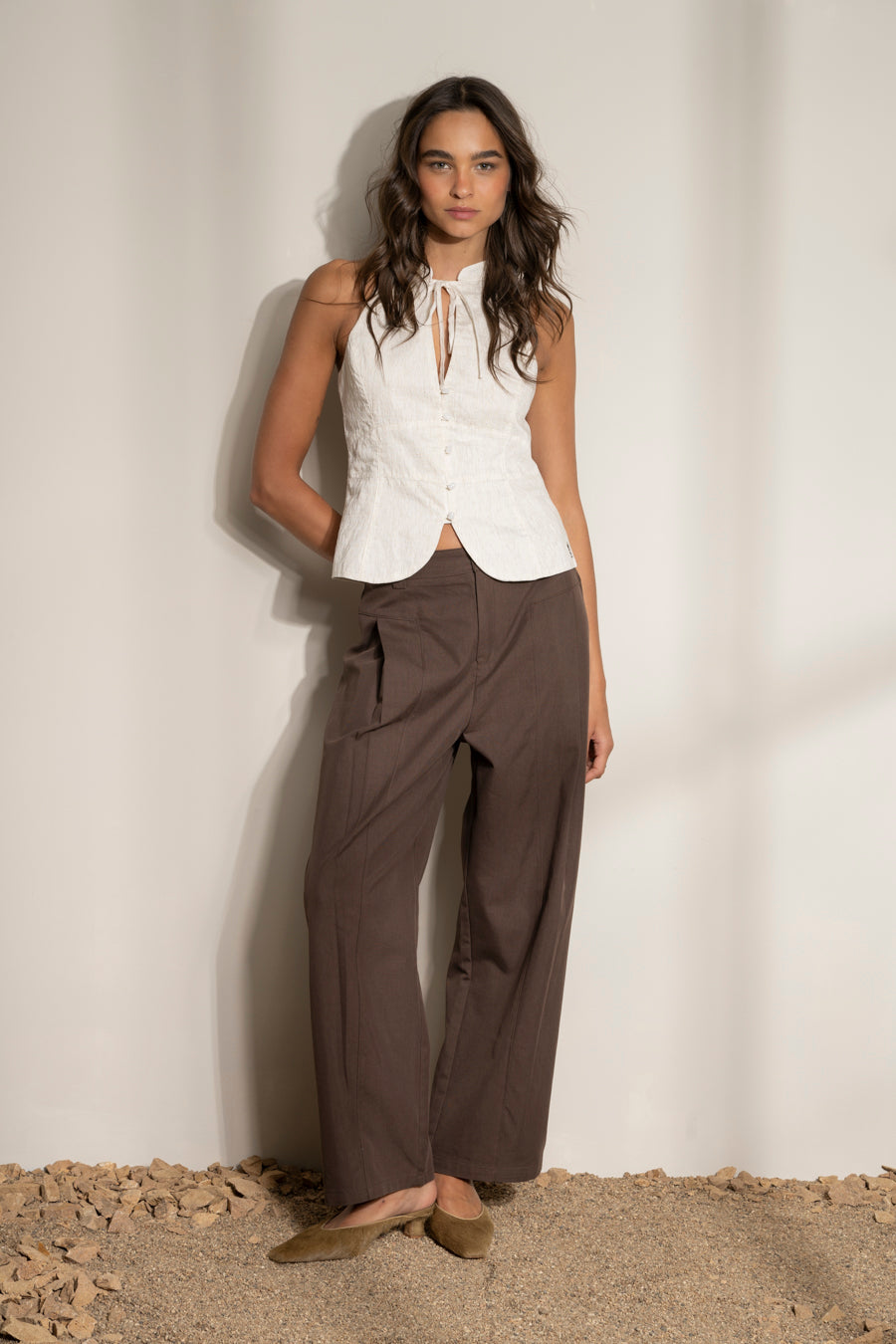 PANTALÓN FRAN chocolate