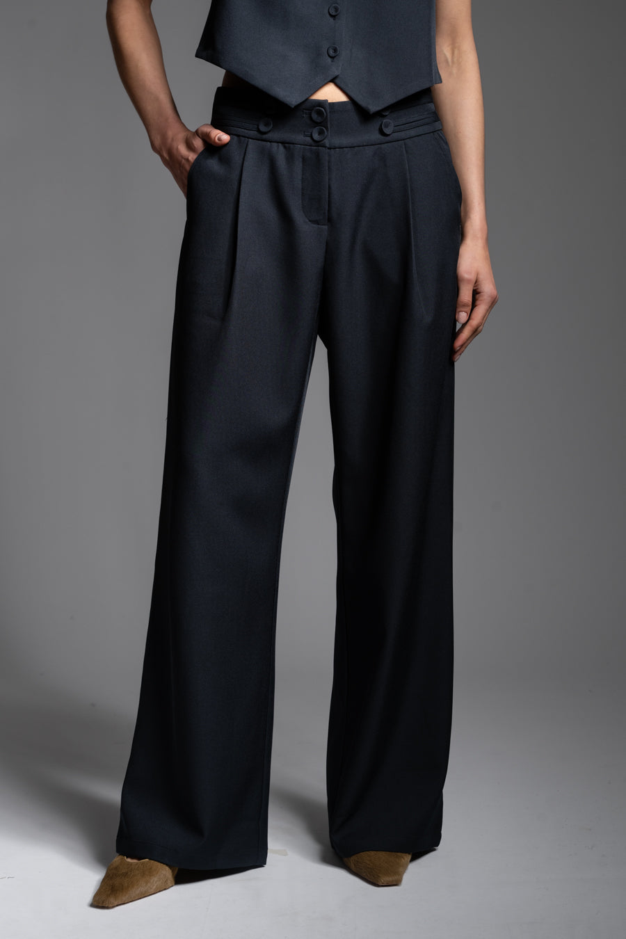 PANTALÓN MICA azul