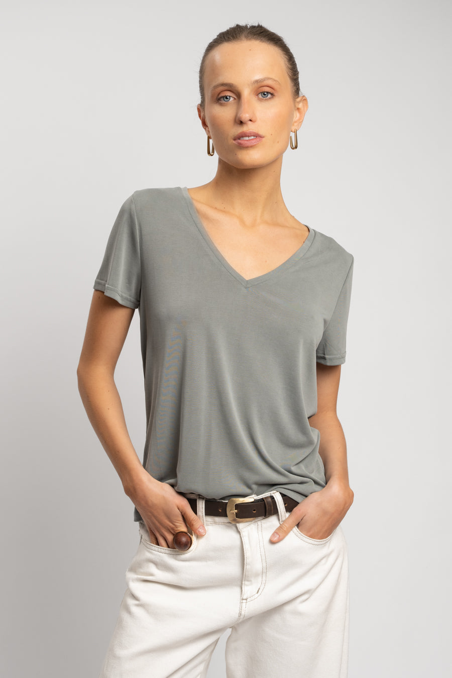 POLERA CLARA verde