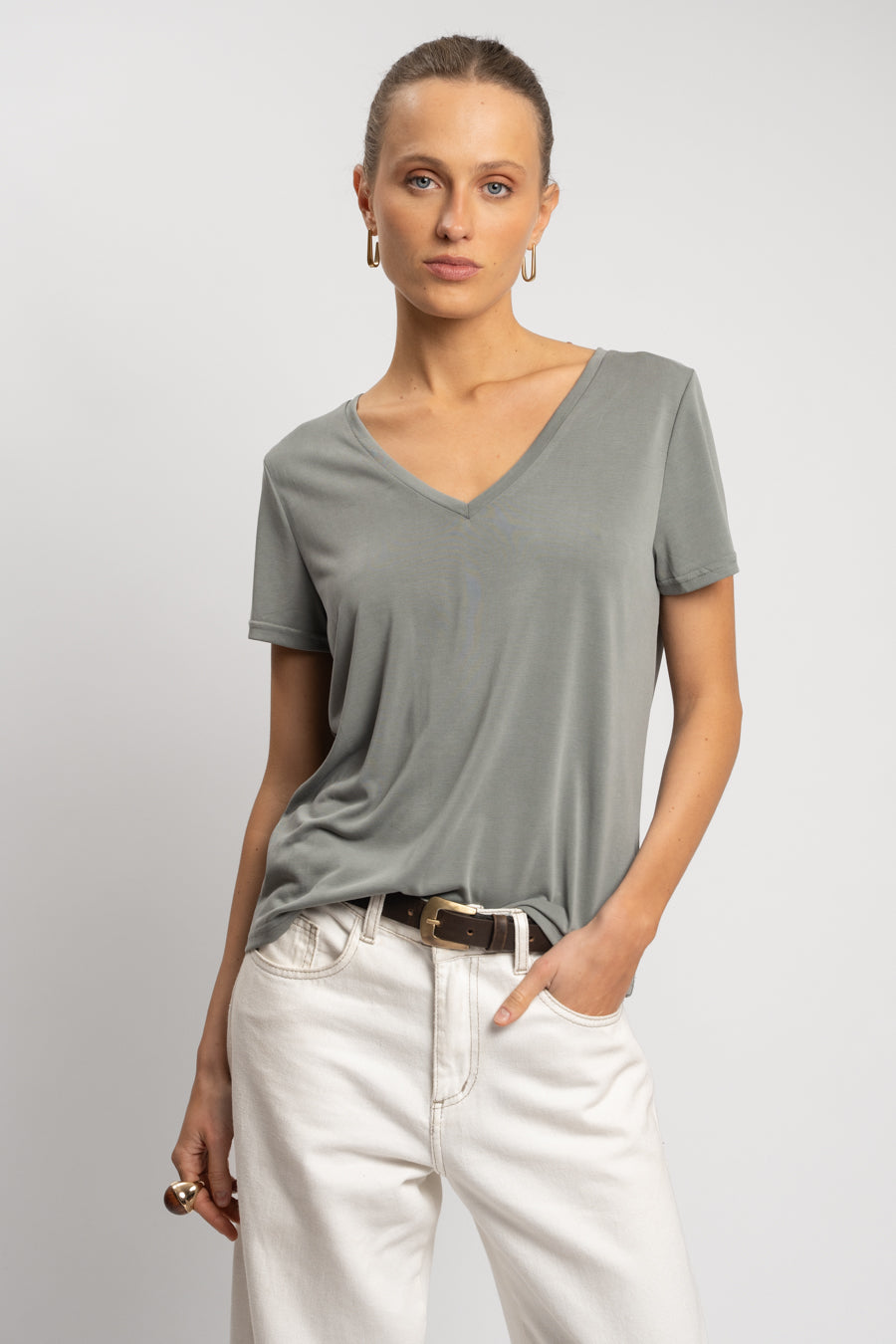 POLERA CLARA verde