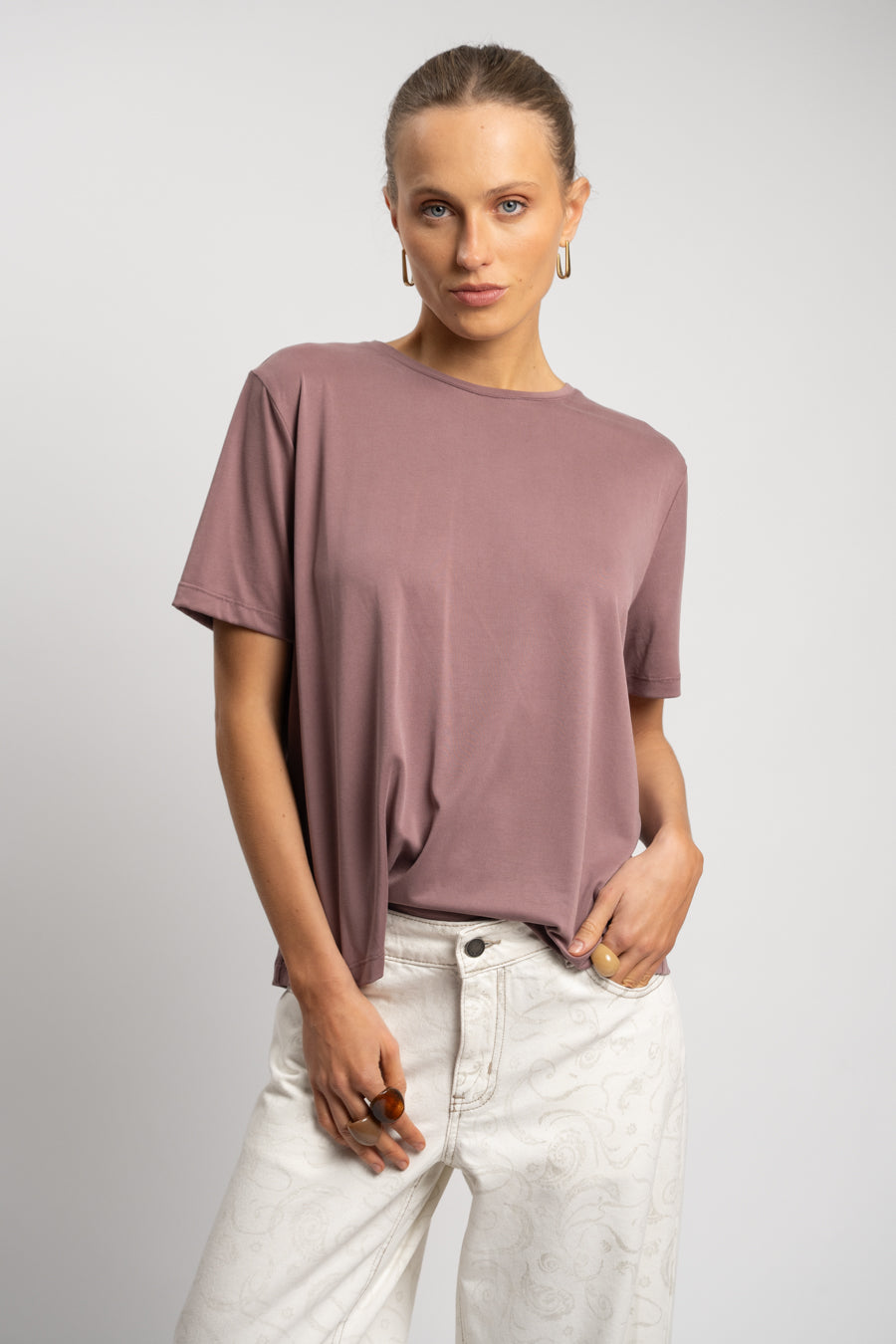 POLERA CELIA malva