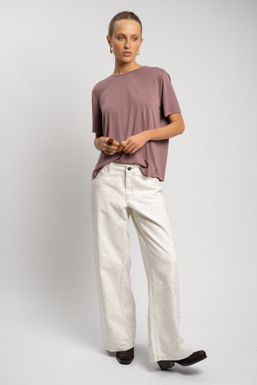 POLERA CELIA malva