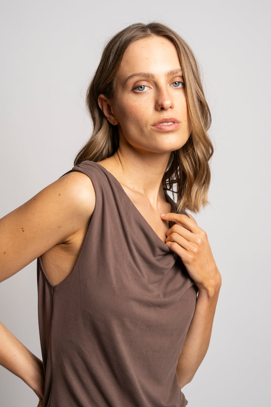 POLERA ELINA chocolate