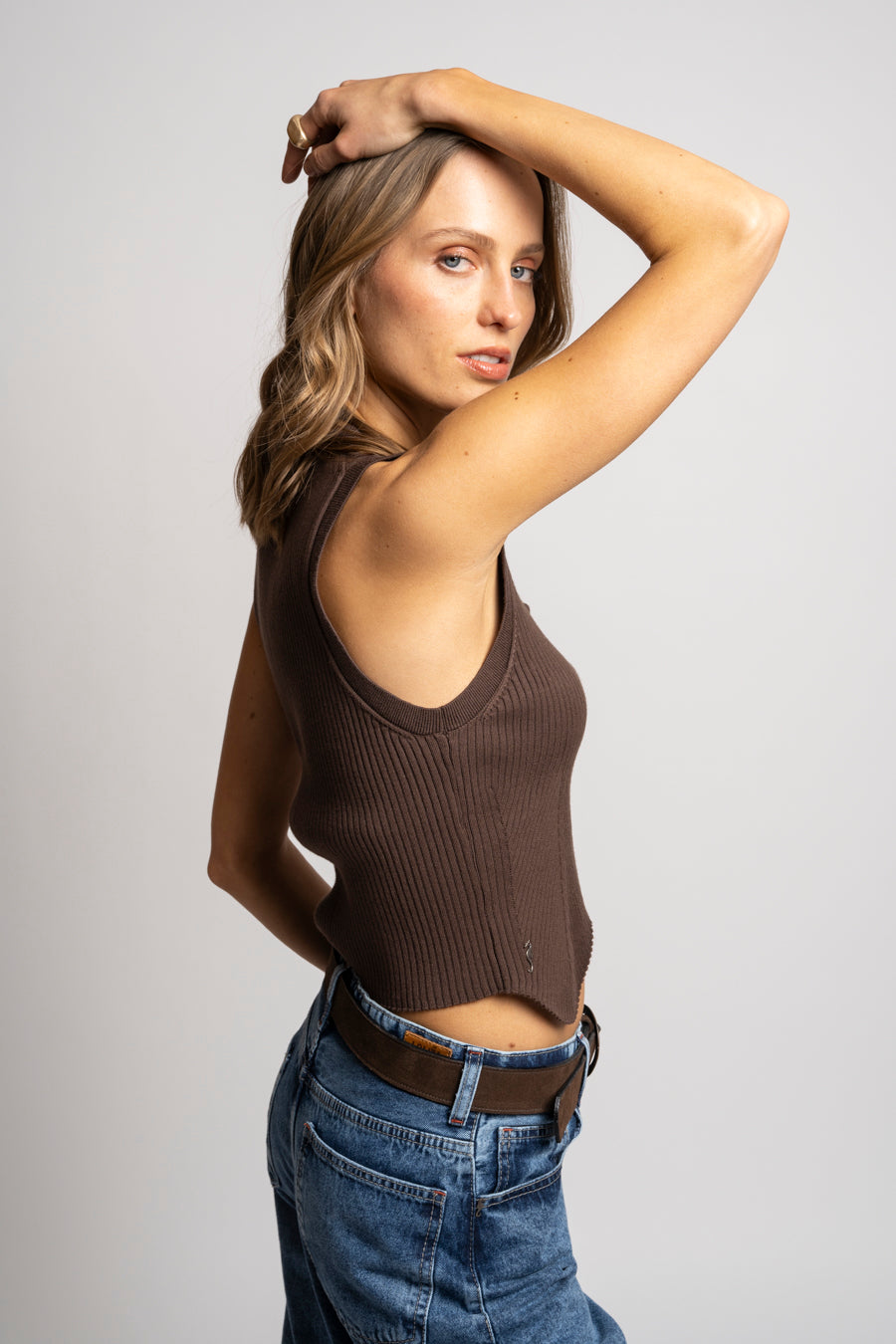 POLERA GRETA café