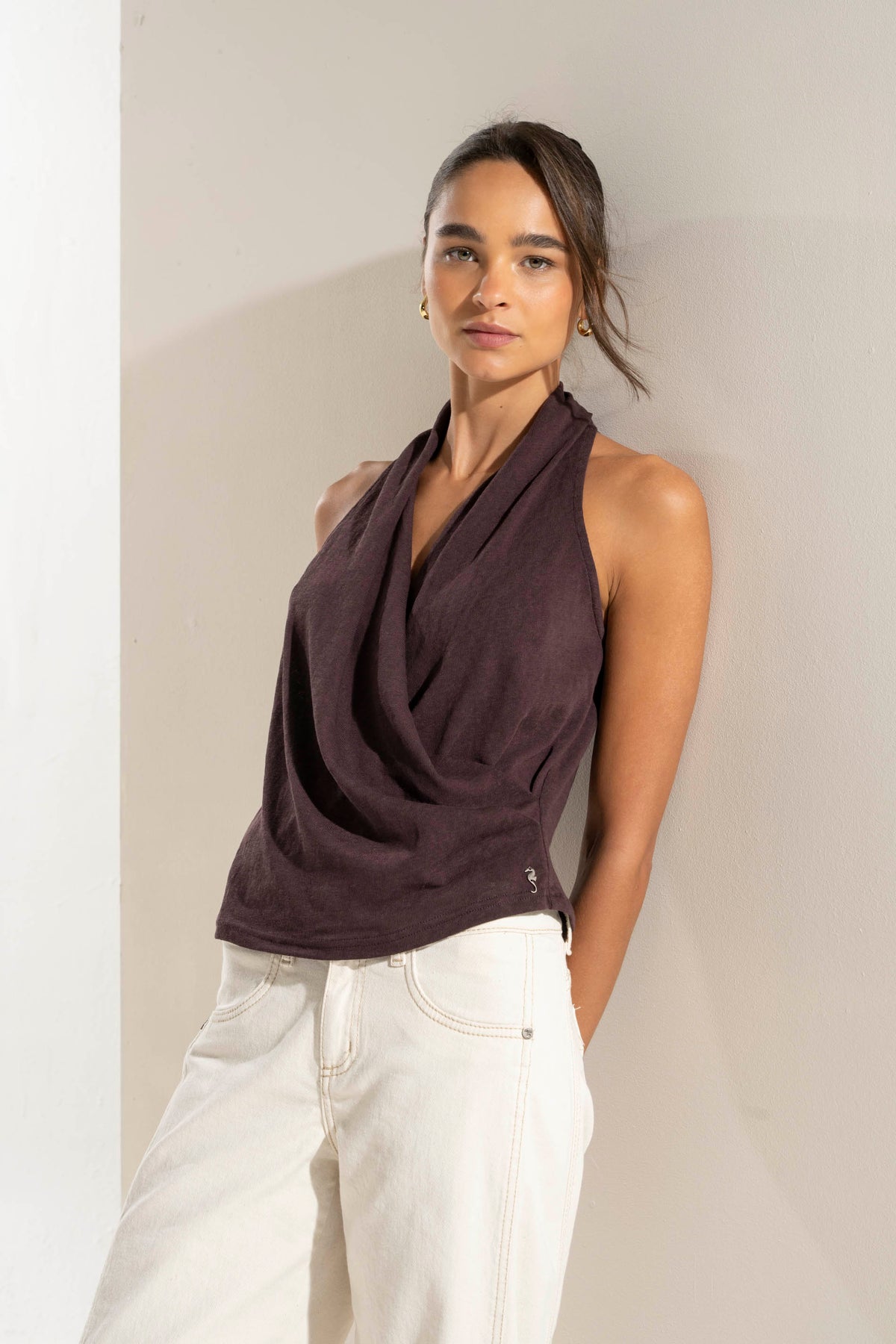 POLERA MILO café