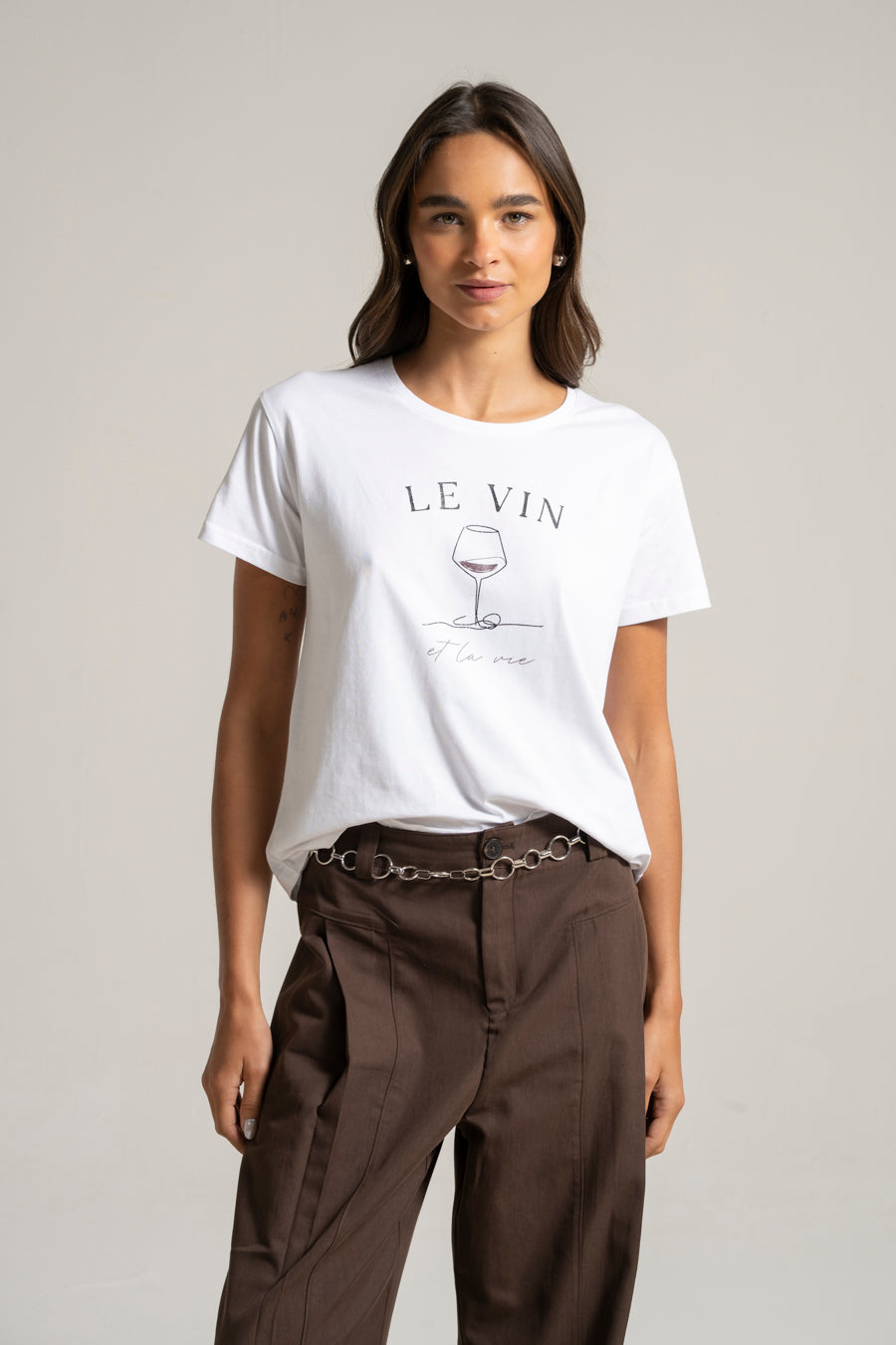 POLERA LE VIN blanco