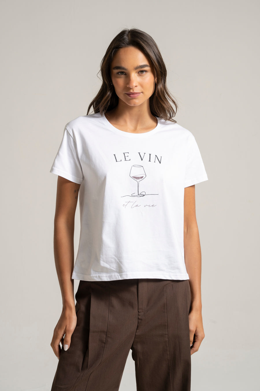 POLERA LE VIN blanco